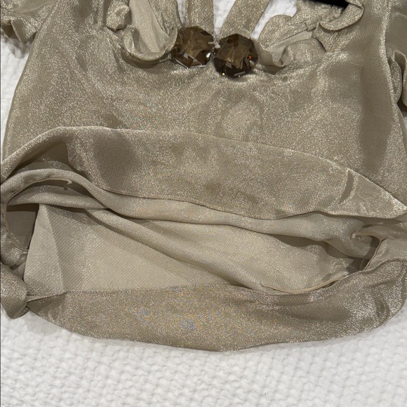 Thakoon Gold Ruffled Blouse - Picture 10 of 10